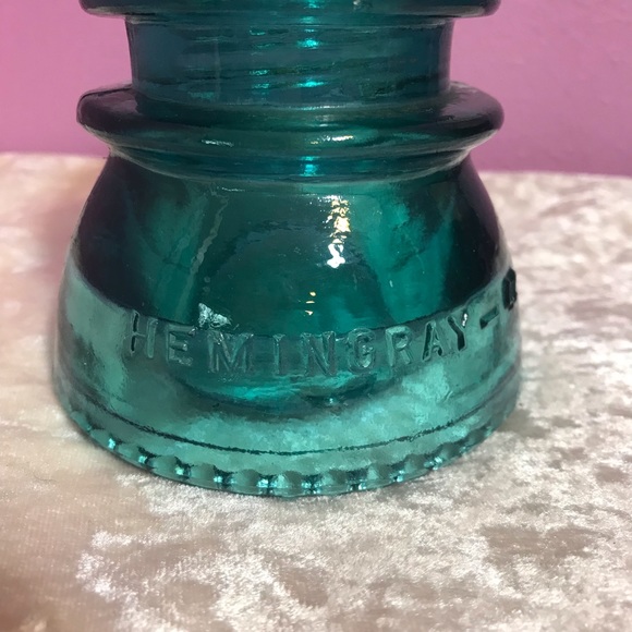 Hemingray Other - Hemingray 42 * Electric Insulator Teal Aqua Retro Collectible Glass Display Home